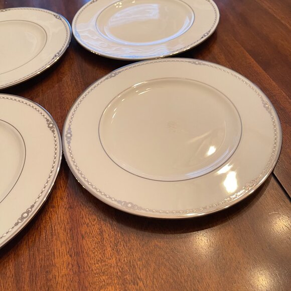 Accent Luncheon Plate Pearl Platinum by Lenox - 1, 2, 3 & 4 Available - Picture 5 of 11